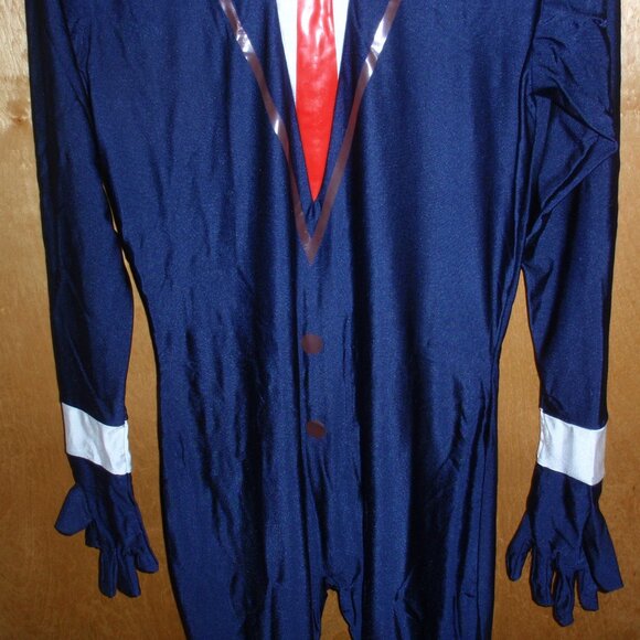 President Donald J Trump Halloween FULL Body Suit Costume Various Sizes USA NEW - Picture 3 of 7
